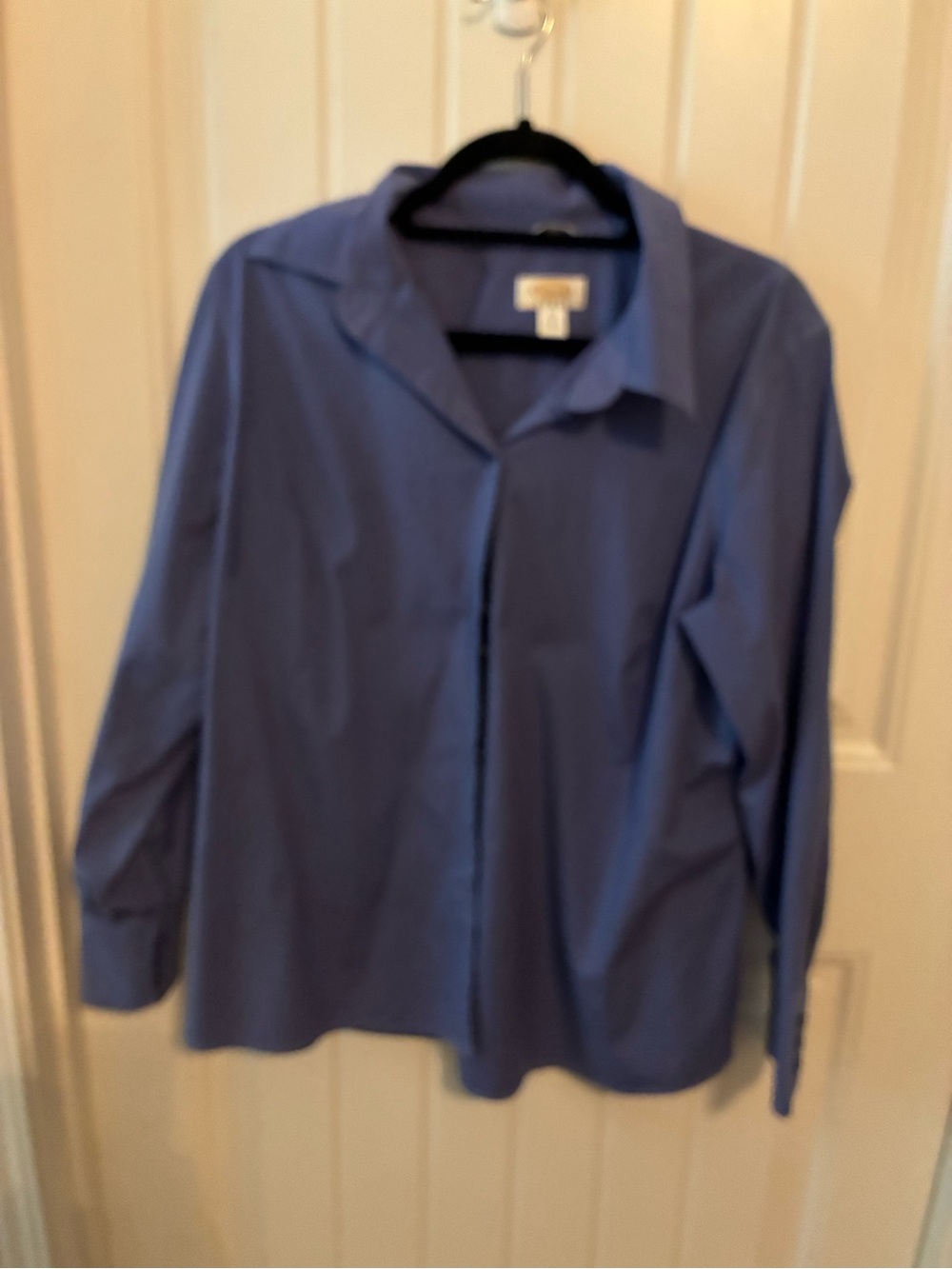 Talbots Lavender-Blue Collared Shirt